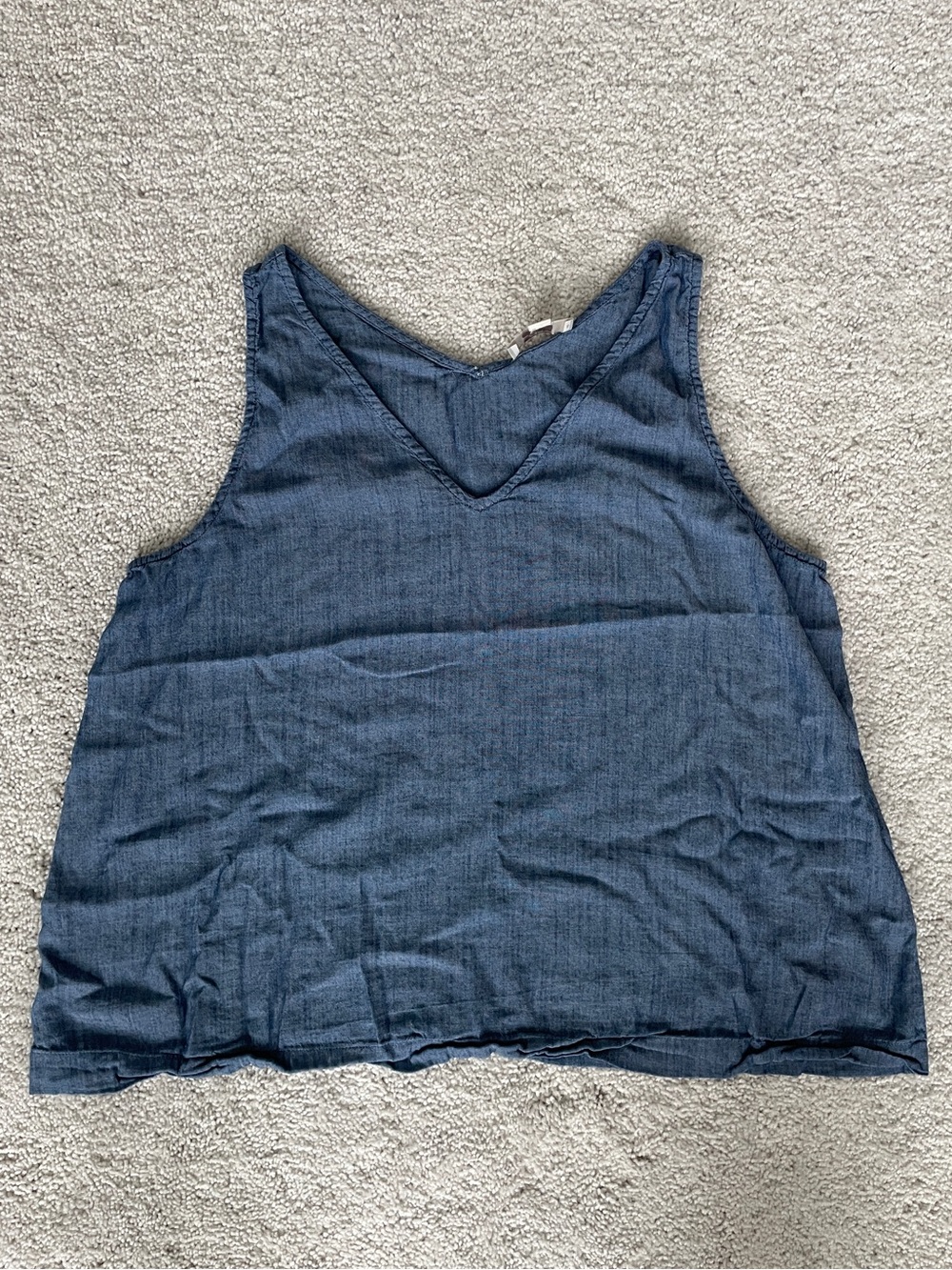 Loft Lightweight Chambray Tank